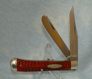 Rare Vintage Case Xx Redbone Trapper Knife 6254 1940 - 64 1st Model Book $1800.  00