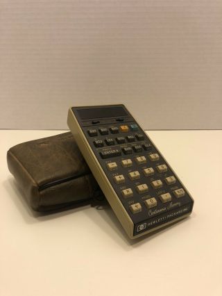 Hp - 25c Ultra Rare " Continuous Memory " Vintage Calculator Perfectly