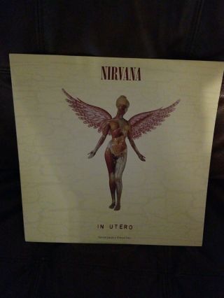 In Utero [lp] By Nirvana Rare Special Limited Edition Clear Vinyl Record 1993