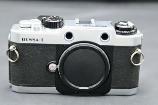 Rare Voigtlander Bessa - T 35mm Camera Body In Silver - Perfectly