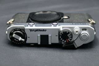 RARE Voigtlander Bessa - T 35mm Camera Body in Silver - Perfectly 2