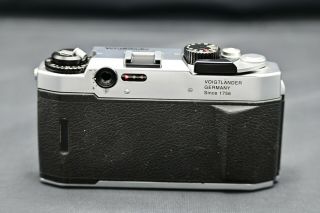 RARE Voigtlander Bessa - T 35mm Camera Body in Silver - Perfectly 3