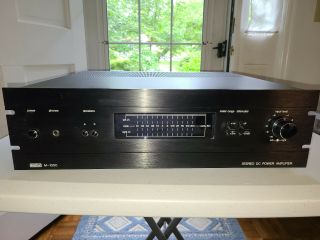 Rare Eumig M - 1000 Stereo Power Amplifier Built By Luxman.