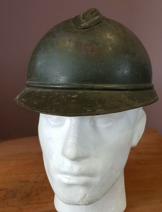 WW1 Italian M15 Casque Adrian Army Helmet with liner/chinstrap - rare 2