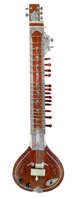 Rare India Left Hand Acoustic Electric Sitar Canada Delivery