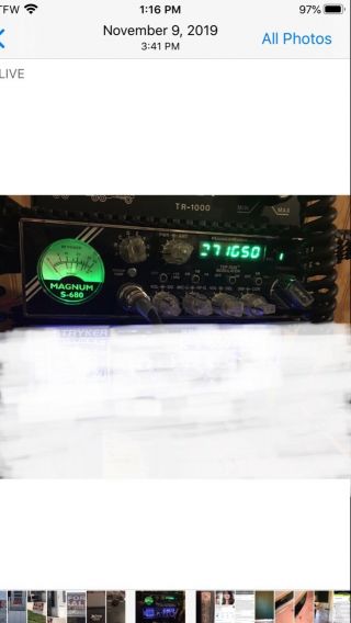 Magnum s - 680 cb radio rare.  frek and channel light are going out 3