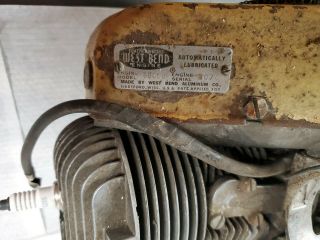 RARE West Bend Power Bee 580 2 Stroke has Go Kart Vintage Mini repair 2