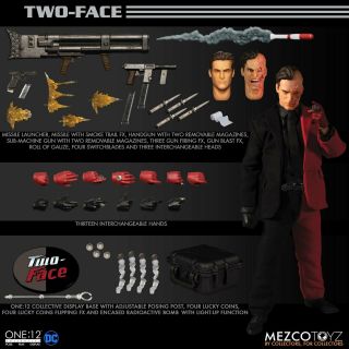 [pre - Order] Mezco Toyz One:12 Dc Comics Two - Face Collective Action Figure