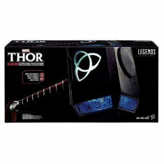 Hasbro Marvel Legends Thor Full Size Electronic Hammer Prop Mjolnir Now