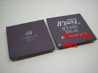 RARE ST 486DX - 33 GS - S CPU Engineering Sample or Special Prod. 3