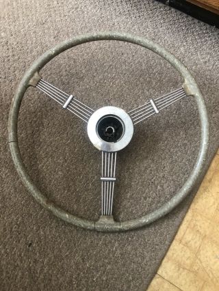 Chevy Gm Banjo Steering Wheel Rare