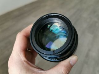 Ultra Rare Microtar - 2 90mm F1.  6 Ussr Fast Portrait Prototype Lens Gfx Bokeh M52