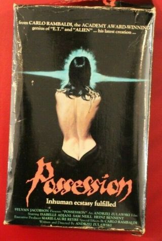 Possession (vhs) Rare Horror Movie - Big Box