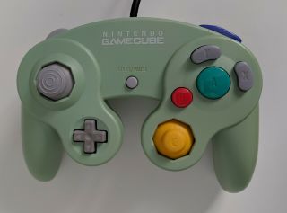 Rare Tales Of Symphonia Gamecube Controller (symphonic Green)