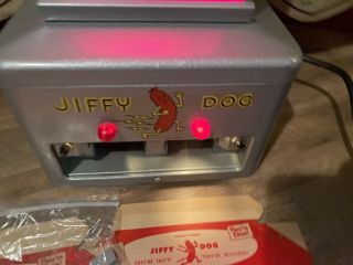 RARE Vintage 1940 ' s Jiffy Hot Dog Machine - - Vintage Advertising - Complete 3