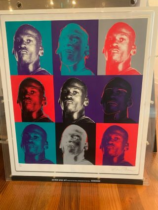 Michael Jordan Nike Pop Art Poster 43/723 Rare