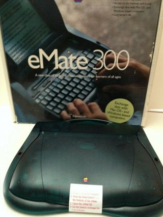 Rare Apple Newton Emate 300 With Box Laptop Umpc Pda