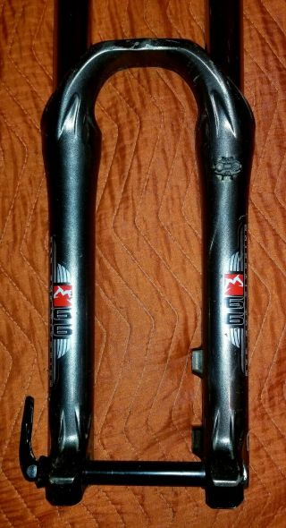 RARE MARZOCCHI 66 RC3 1.  5 TAPERED SINGLE CROWN DH FR FORK 20 MM 3