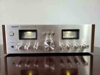 Vintage Sony Ta - F5a Integrated Stereo Amplifier 1977 - 1978 Very Rare Serviced
