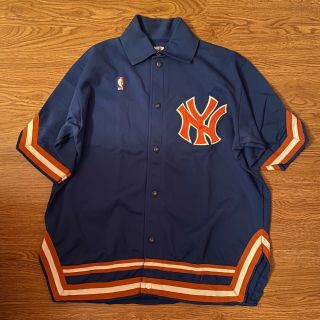 Authentic & Rare 1986 Game Worn Sand Knit York Knicks Jacket Size 44