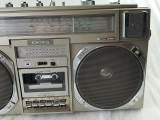 vintage CROWN CSC - 950F VINTAGE STEREO BOOMBOX EXTREMELY RARE GREAT 3
