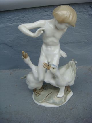 Rrr Rare Antique Hutschenreuther Germany Porcelain Figurine K.  Tutter