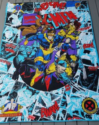 1994 Rare Vintage X - Men Twin Bed Sheet Set & Comforter Marvel Wolverine