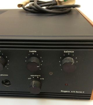 Rare Vintage Rogers A75 Series 2 Stereo Amplifier Made in England Unboxed 880ZS 3