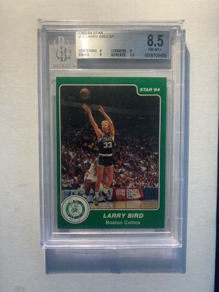 1983 - 84 Star 26 Larry Bird Sp Bgs 8.  5 Nm - Mt,  Boston Celtics 9.  5 Surface Rare
