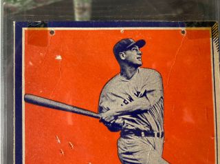 1935 Wheaties Series LOU GEHRIG York Yankees PSA 1 Rare Card 3