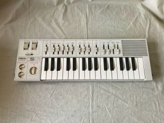 Yamaha Cs01 Rare White Color Vintage Analog Monophonic Synthesizer