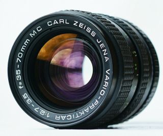 Rare Carl Zeiss Jena Vario - Prakticar MC f/2.  7 - f/3.  5 35 - 70mm Macro Lens PB mount 3