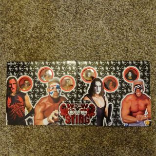 The Evolution Of Sting 6 Figure Box Set 2000 Toy Biz Wcw Wrestling