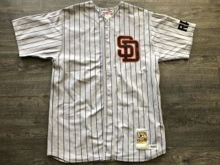 Authentic Mitchell And Ness M&n 1985 San Diego Padres Tony Gwynn Jersey L Rare