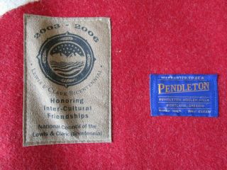 Rare Pendleton Lewis & Clark National Council Wool Blanket 2