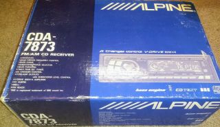 Alpine Cda - 7873 Cd Player Vintage Rare
