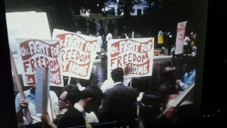Rare 8 Home Movie Film Reel Vietnam Era Washington DC March Protest 1960s 3