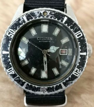 Citizen Divers 150m 62 - 6198 Date Stainless Steel Automatic 41mm Mens Rare 1970 