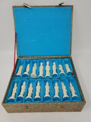 Rare Chinese Chess Set Hand Carved
