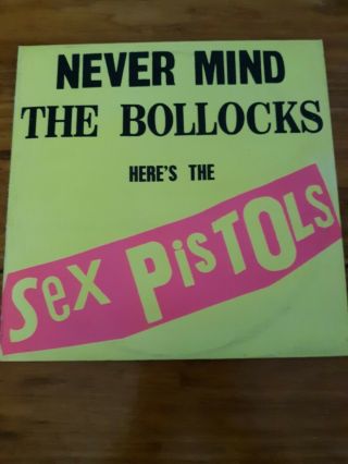 Rare Sex Pistols Never Mind The Bollocks Virgin Lp A3/b2 Punk Rock V2086