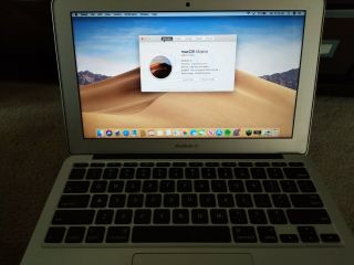 Rare Apple Macbook Air 11.  6 " Laptop Macos Mojave - I7 250gb Ssd.  Power Cord