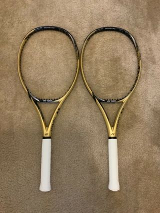 Yonex Ezone 98 Osaka (2 Racquets) Gold And Black Rare 4 3/8
