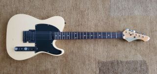 Rare C F Martin Stinger Stx Electric Guitar Tele Style Humbucker W/ohsc