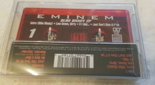 Eminem Slim Shady EP Re - issue Limited red colored cassette tape rare 3