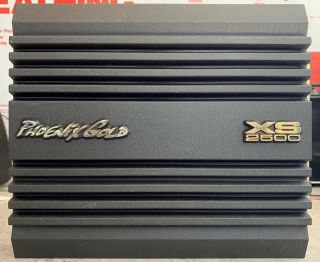 Old School Phoenix Gold Xs2500 2 Channel Amplifier,  Rare,  Amp,  Vintage,  Sq