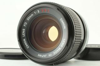 [ N.  Rare " O " ] Canon Fd 35mm F/2 S.  S.  C.  Wide Angle Lens Ssc From Japan 54