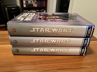 Star Wars Legacy Volumes 1 - 3 Hardcover,  Dark Horse,  Very Rare