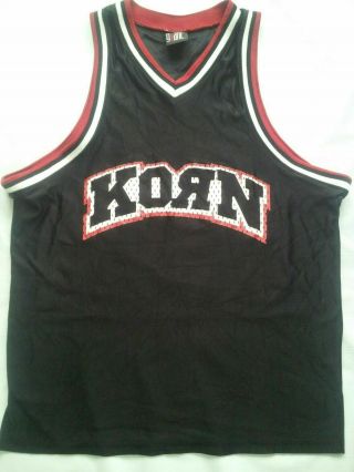 Vintage Rare Giants Brand 1998 Korn 98 Life Is Peachy Basketball Jersey Size Xl