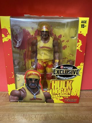 Storm Collectibles Hulk Hogan Hulkamania Yellow Ringside Collectibles Exclusive