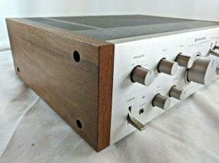 Vintage 1970s Kenwood Ka - 601 Integrated Amplifier - Rare Oak Sides